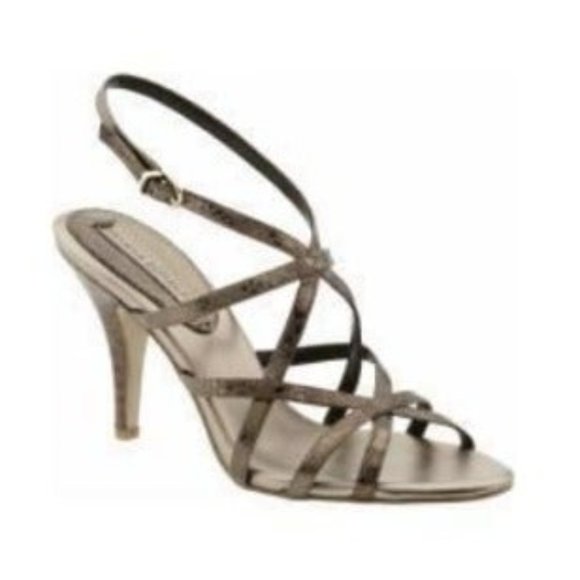 Banana Republic Shoes - Banana Republic Kandy Heels Brown Bronze Strappy Sandals Women's Size 8 New